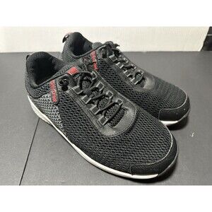 Orthofeet Edgewater Men's Walking Shoes in black, size 9 X-WIDE